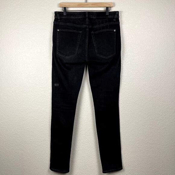 Ksubi Van Winkle Trashed Noir Skinny Jeans Distressed 32" Grunge Indie Sleaze - Picture 5 of 16